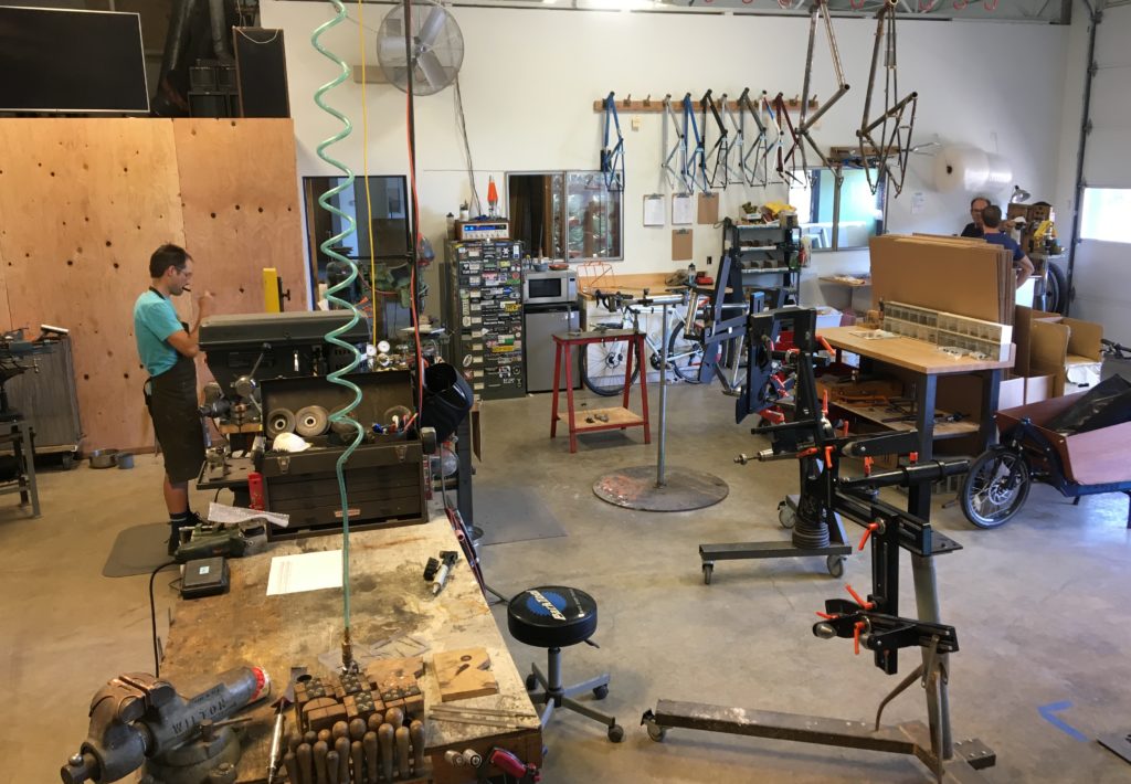 Breadwinner cycles custom bikes shop coffee location